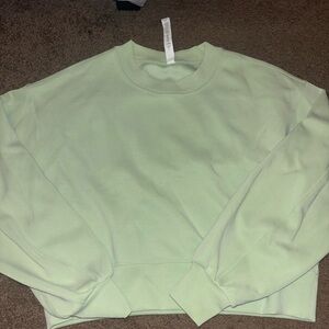 green lululemon softreme crewneck